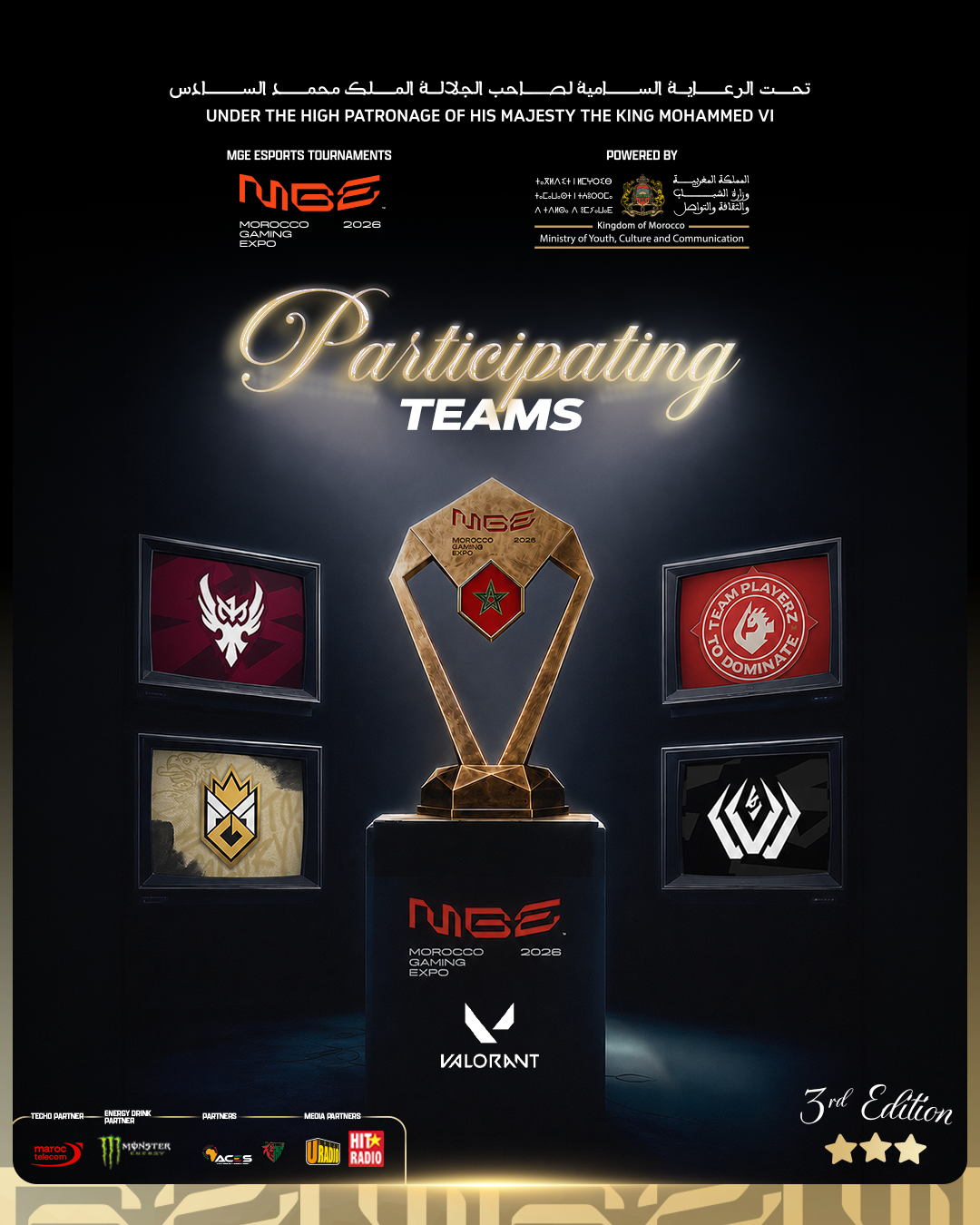 Morocco Gaming Expo — identity 6